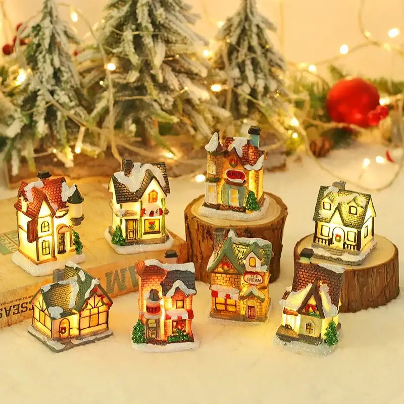 Wooden LED Light Cabin