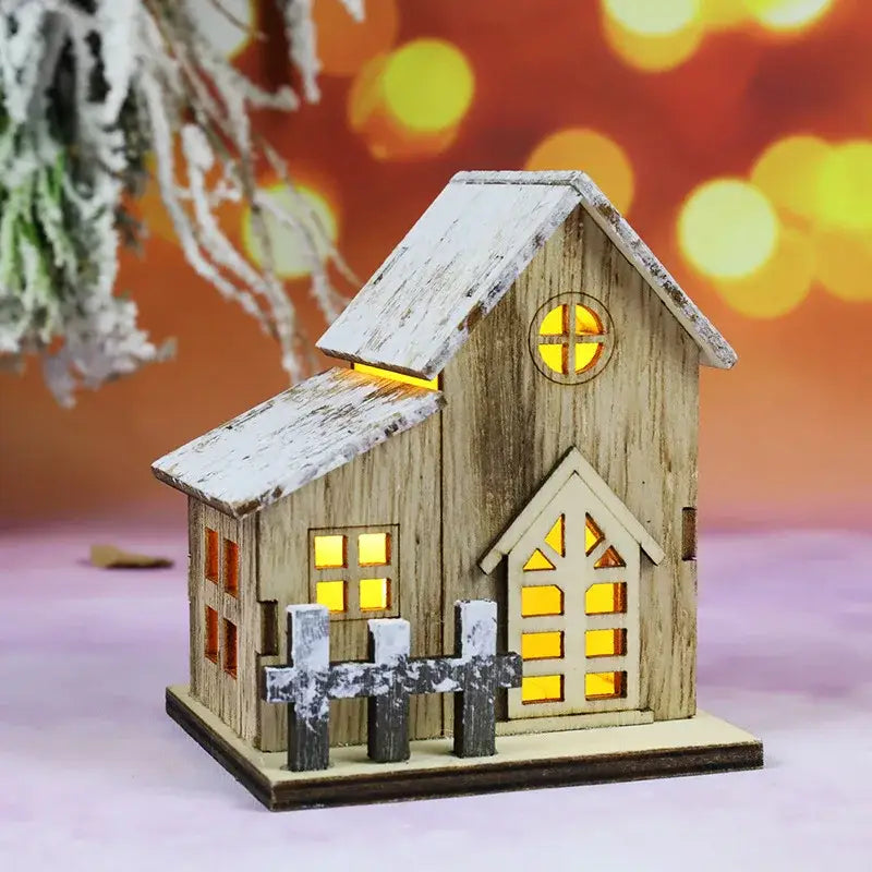 Wooden LED Light Cabin