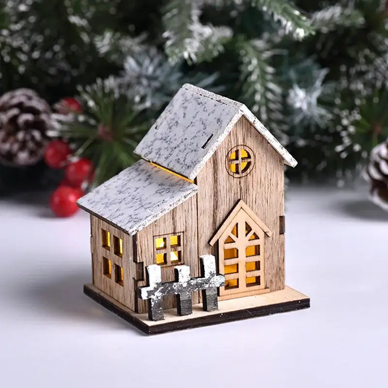 Wooden LED Light Cabin
