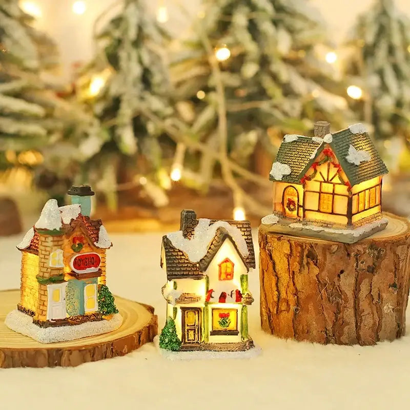 Wooden LED Light Cabin