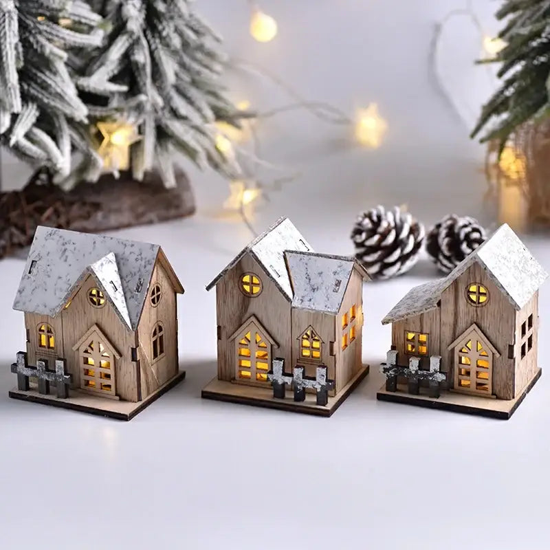 Wooden LED Light Cabin
