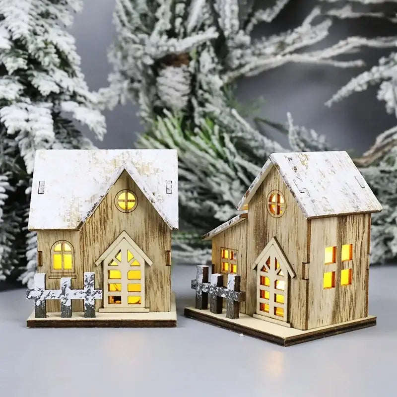 Wooden LED Light Cabin