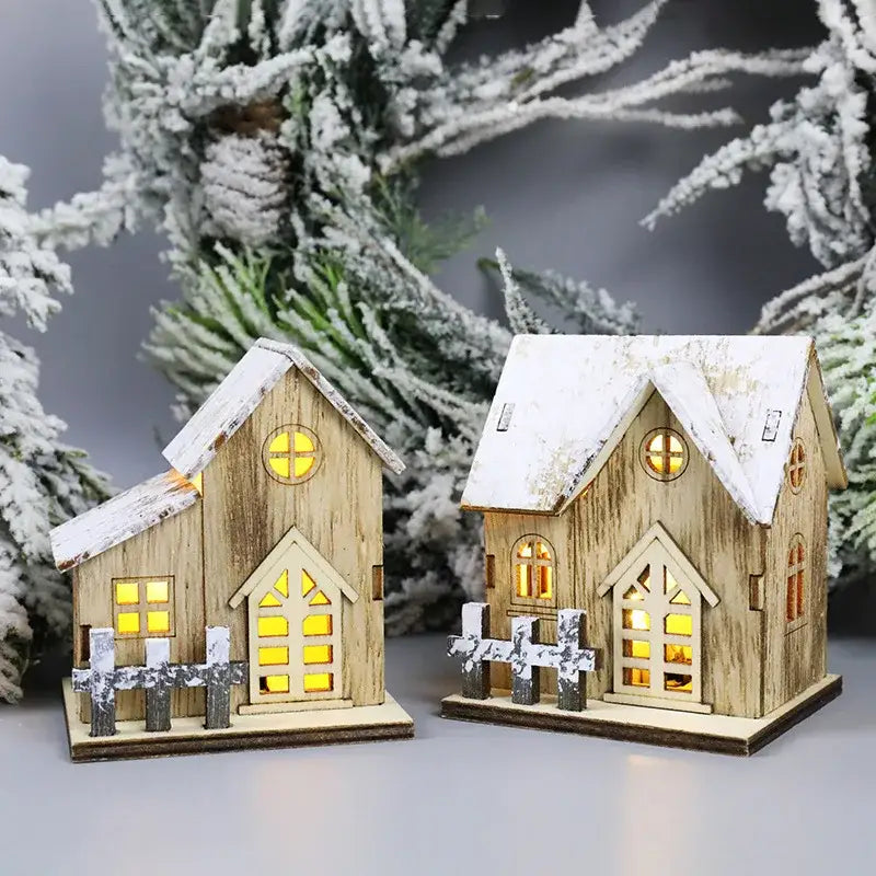 Wooden LED Light Cabin