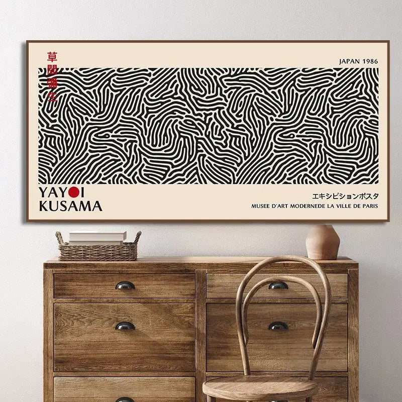 Polka Dot Flower Posters