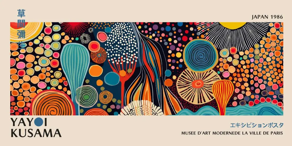 Polka Dot Flower Posters
