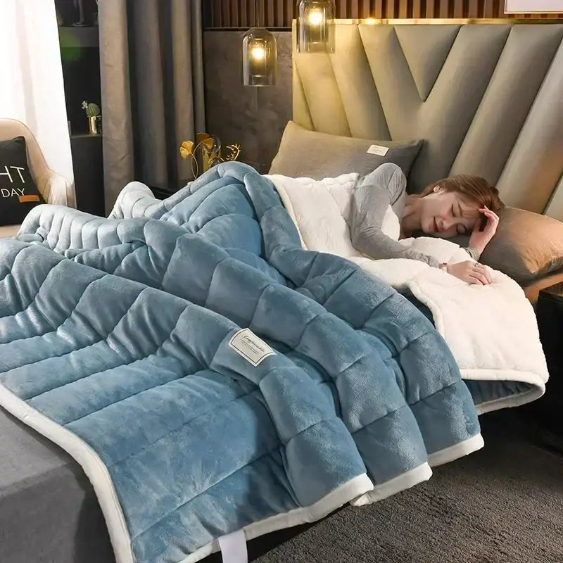 Blue Flannel Quilt