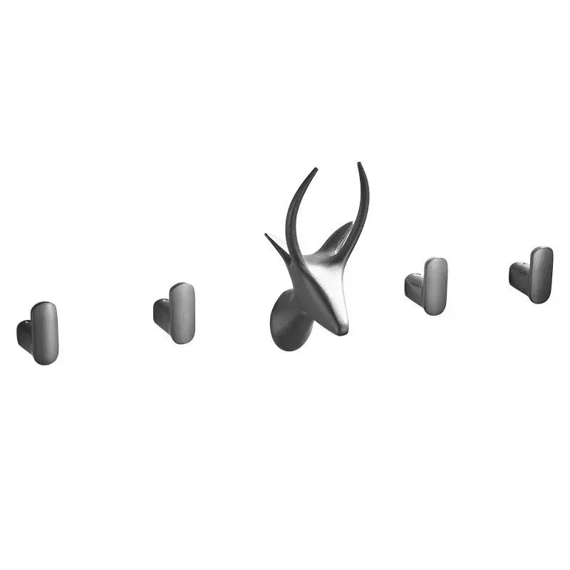 Grey Antler Wall Hooks