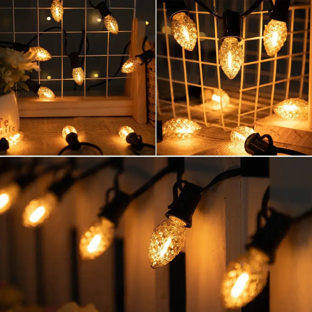 Amber LED Chandelier Bulbs