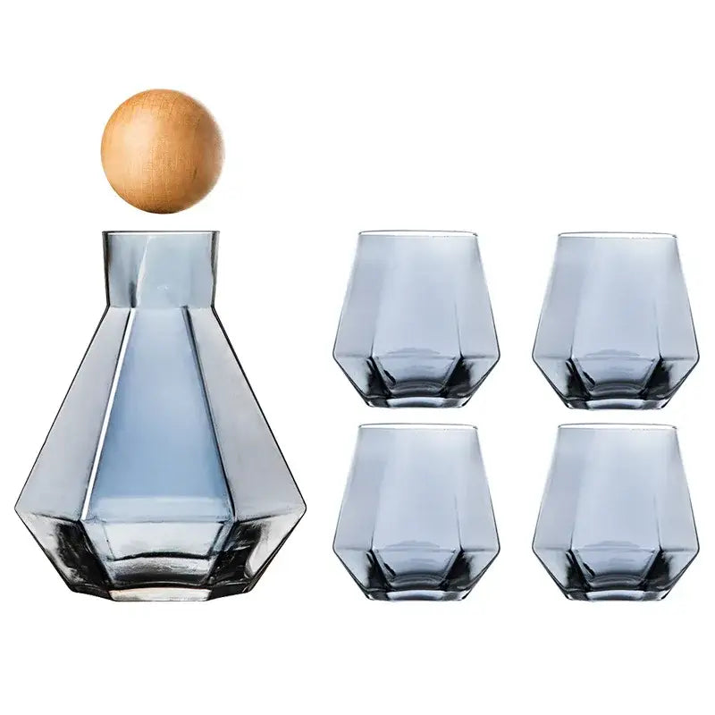 Crystal Glass Pitcher Set
