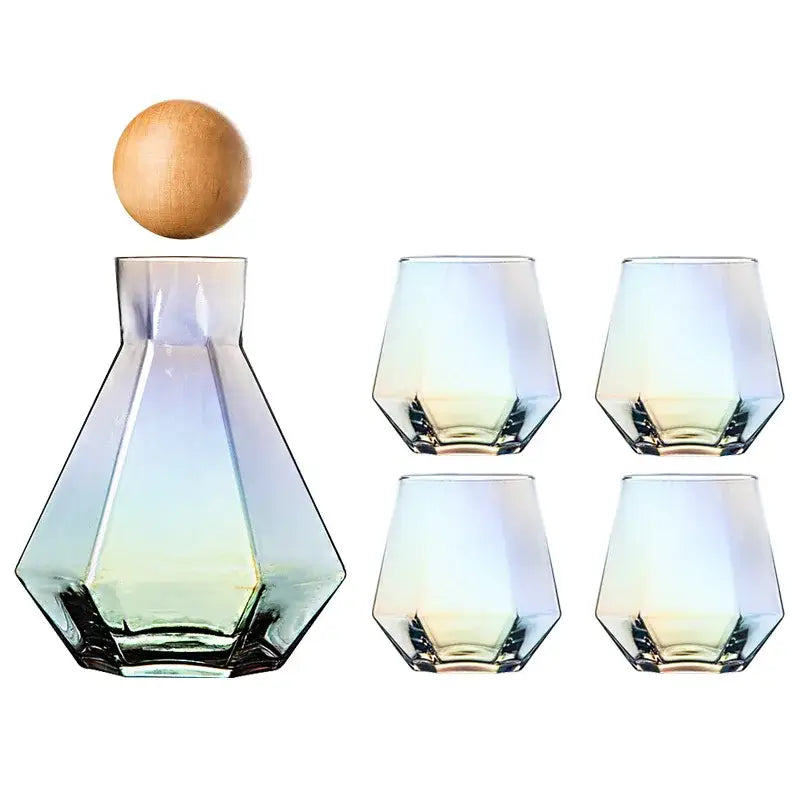 Crystal Glass Pitcher Set