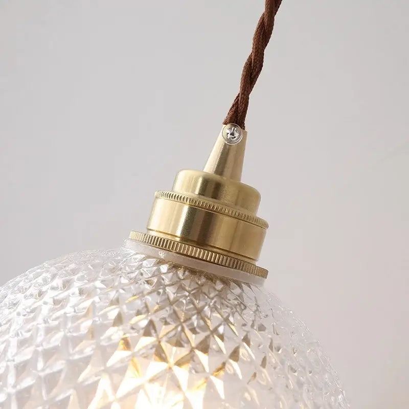 Glass Globe Pendant Light