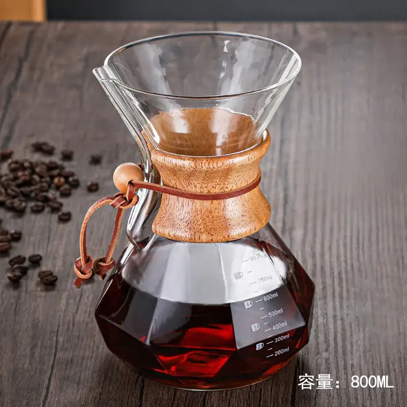 Glass Hand Brew Coffee Set