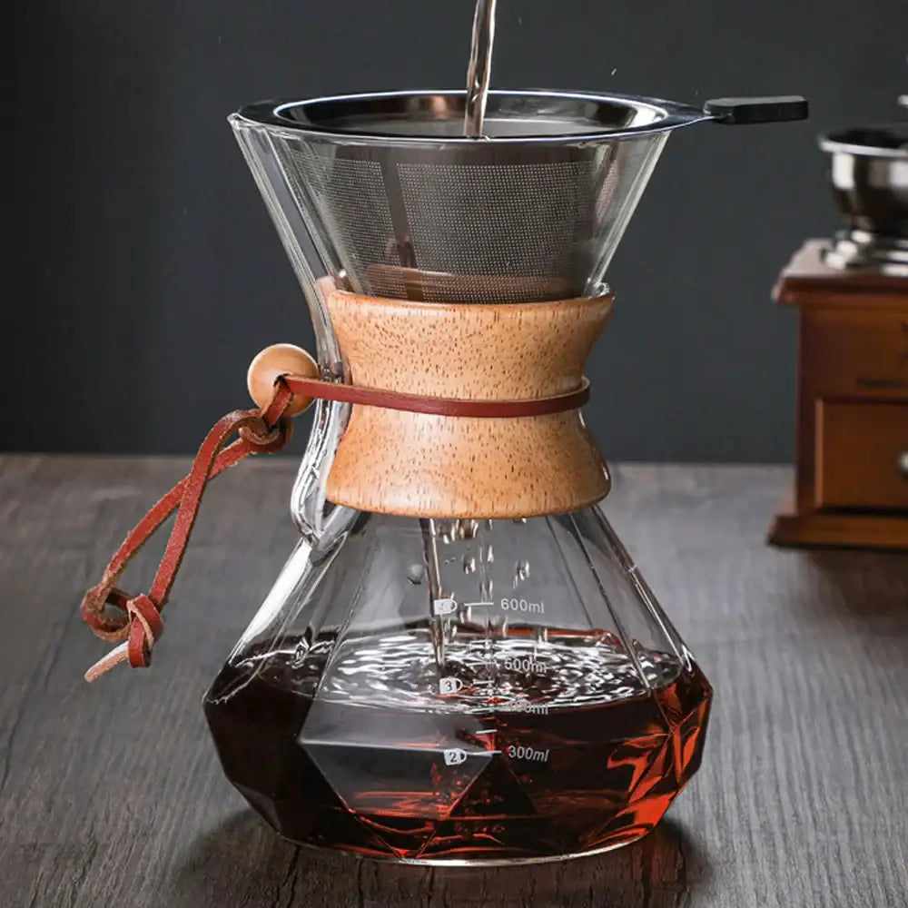Glass Hand Brew Coffee Set