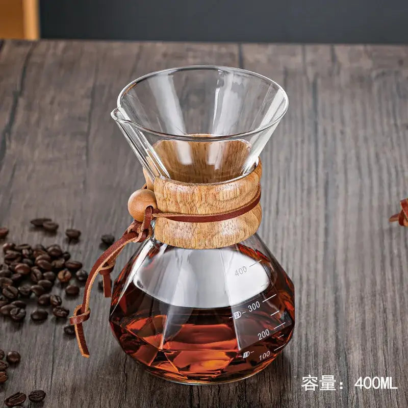 Glass Hand Brew Coffee Set