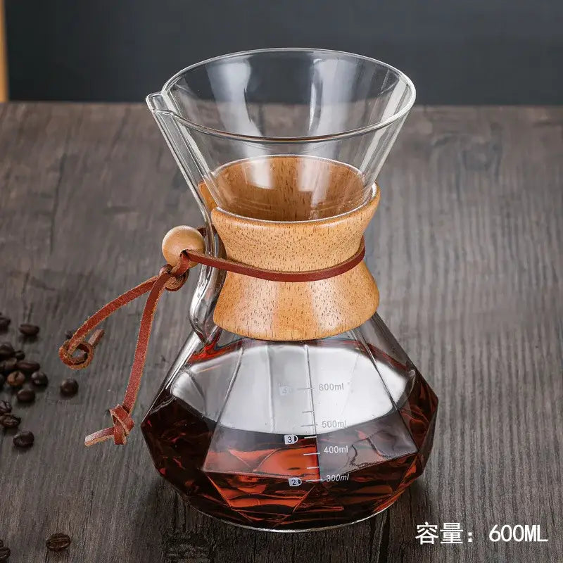 Glass Hand Brew Coffee Set