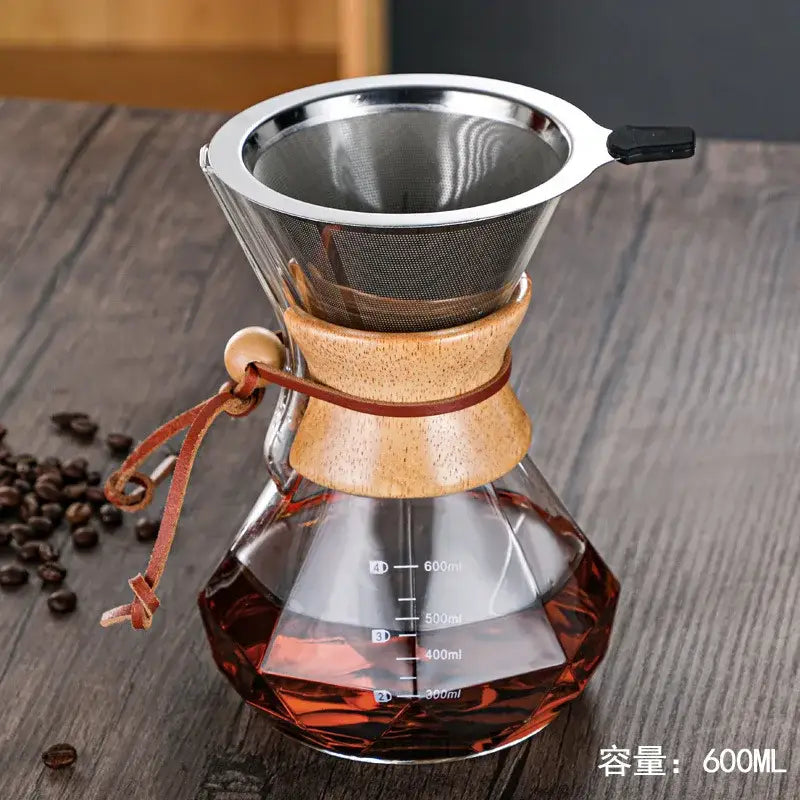 Glass Hand Brew Coffee Set
