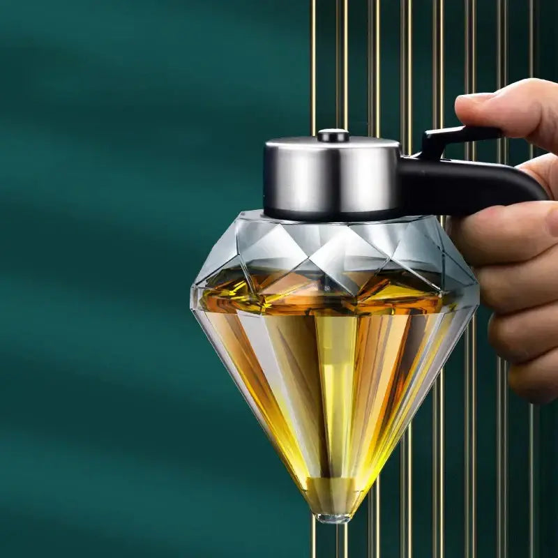 Glass Syrup Dispenser Jar