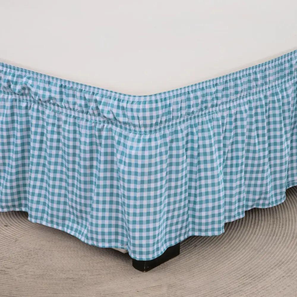 Black Lattice Bed Skirt