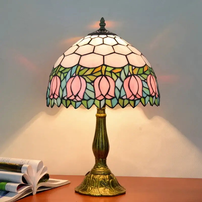 Dragonfly Stained Glass Lamp