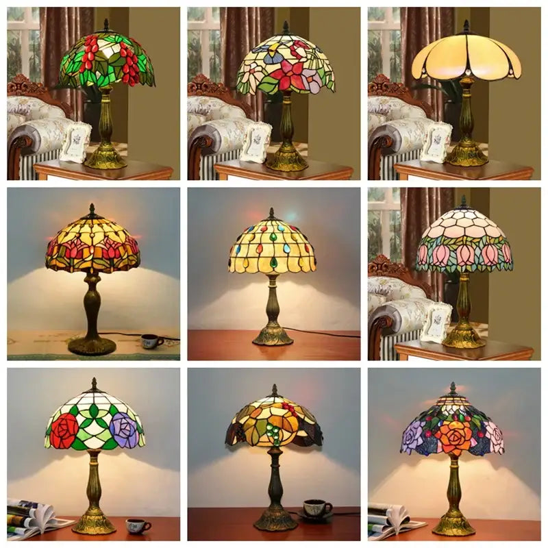 Dragonfly Stained Glass Lamp