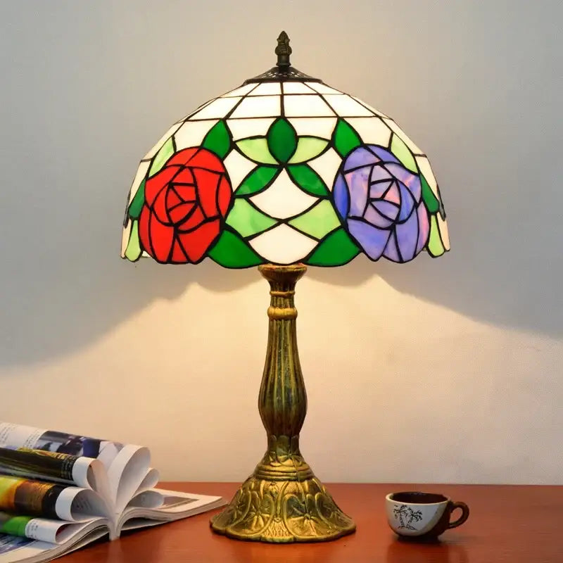 Dragonfly Stained Glass Lamp
