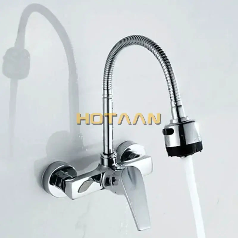 Chrome Brass Kitchen Mixer