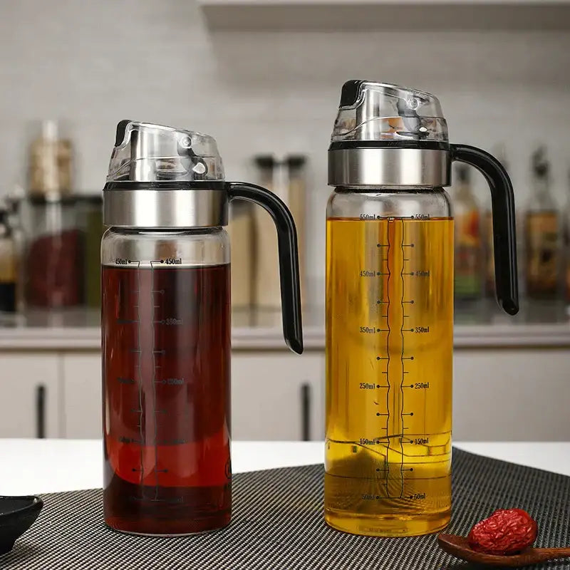 Red Gold Oil Bottle Set