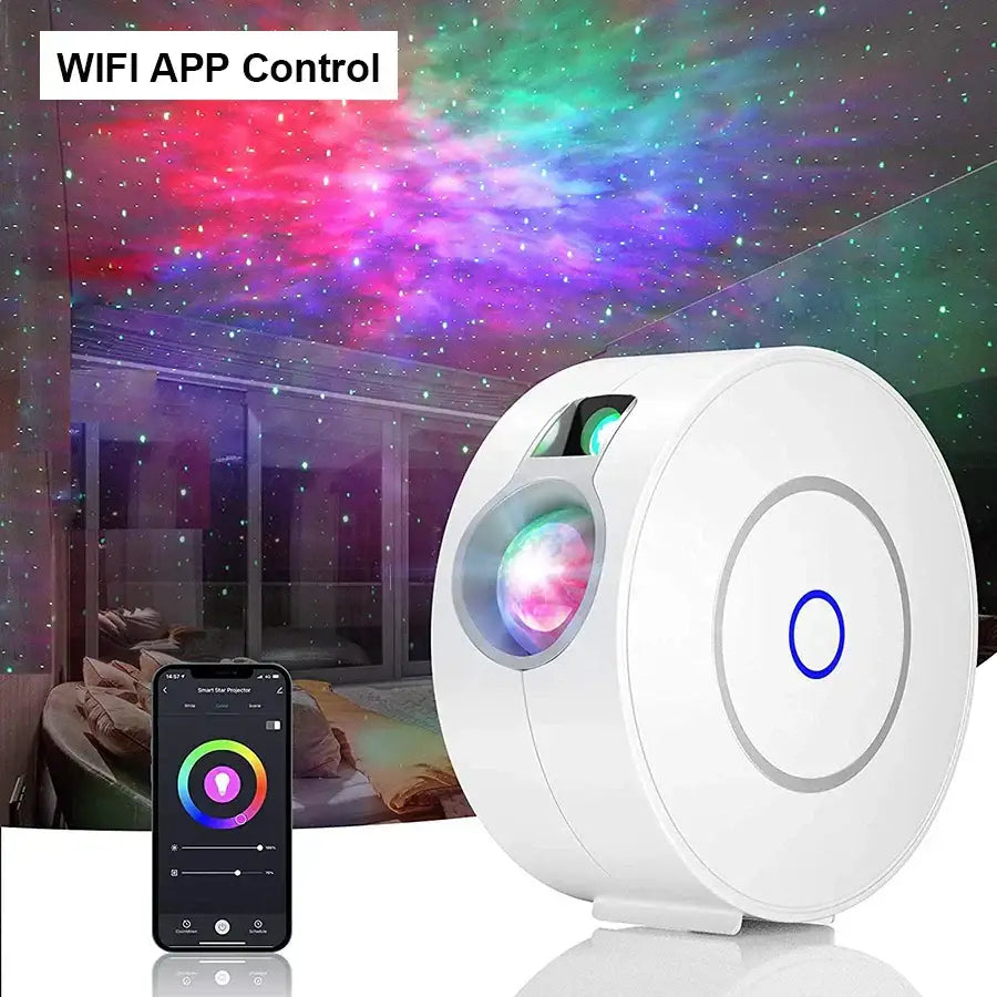 White Galaxy Star Projector