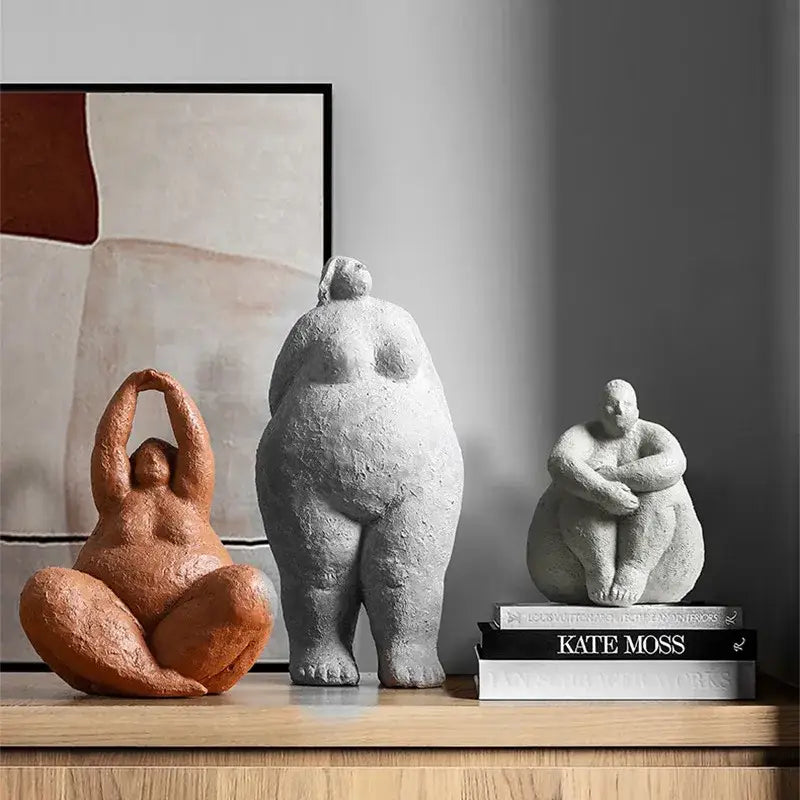 Earthy Yoga Figure Set