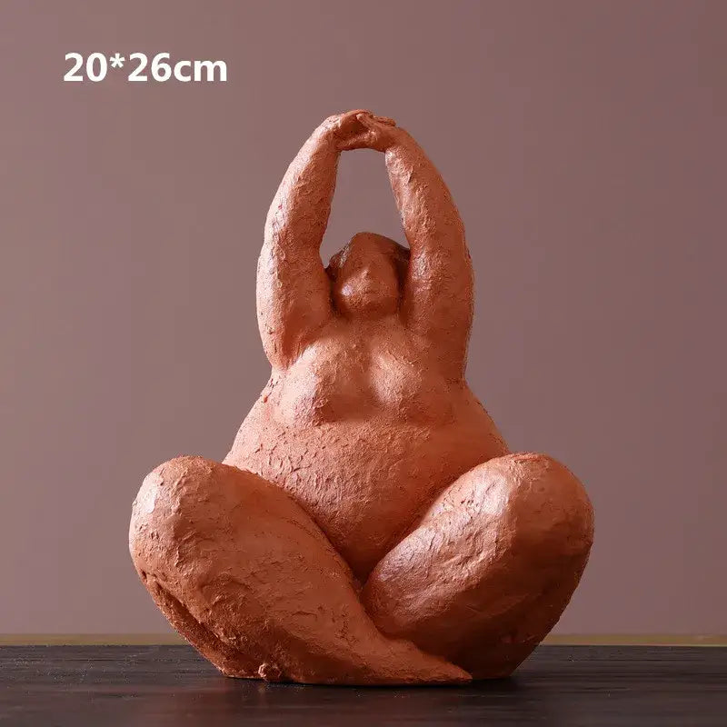 Earthy Yoga Figure Set