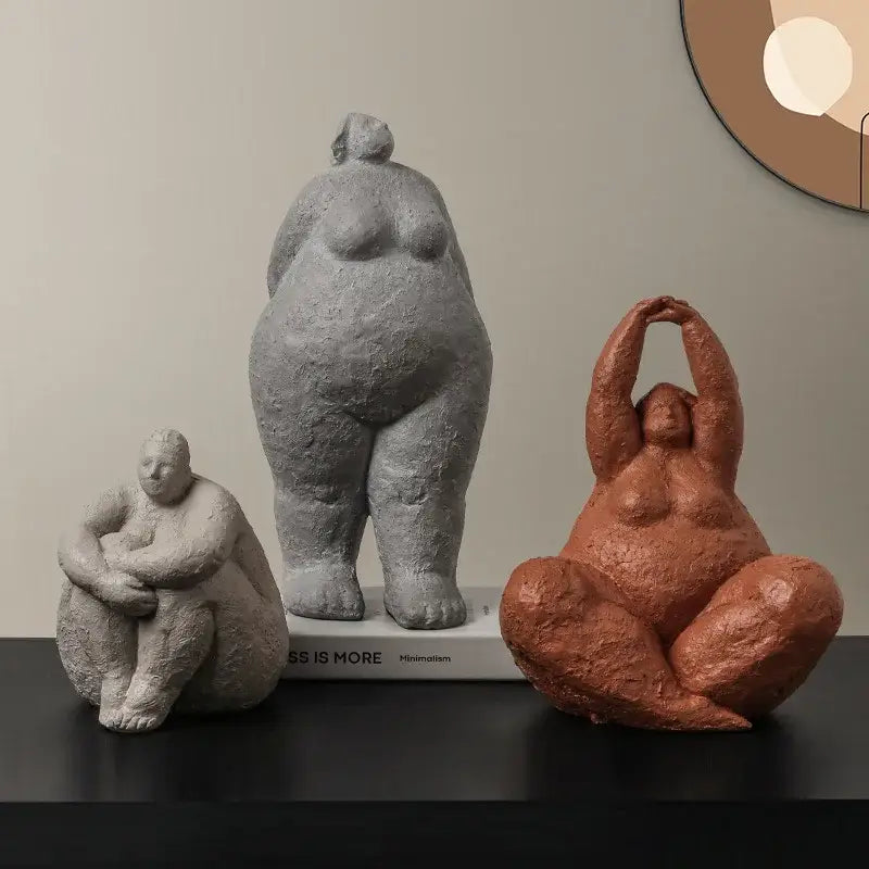 Earthy Yoga Figure Set