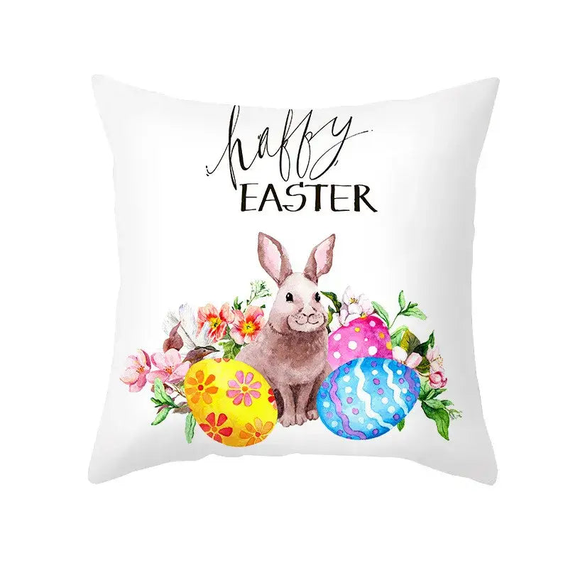 Floral Rabbit Pillowcase