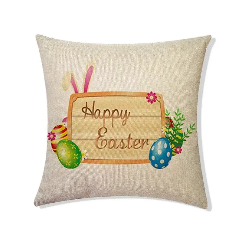 Linen Rabbit Pillowcase Set