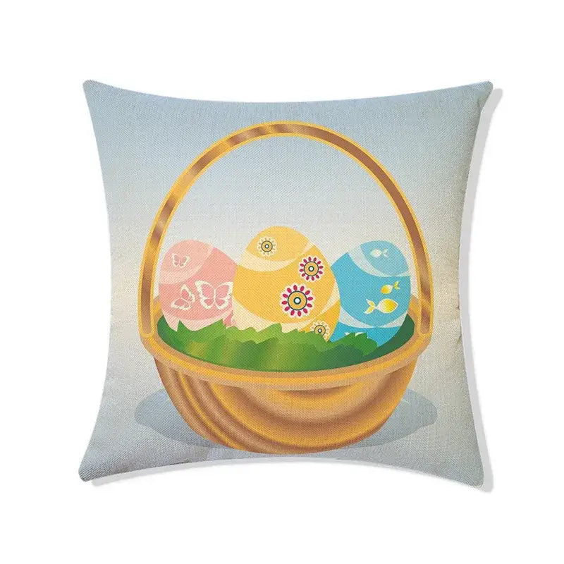 Linen Rabbit Pillowcase Set
