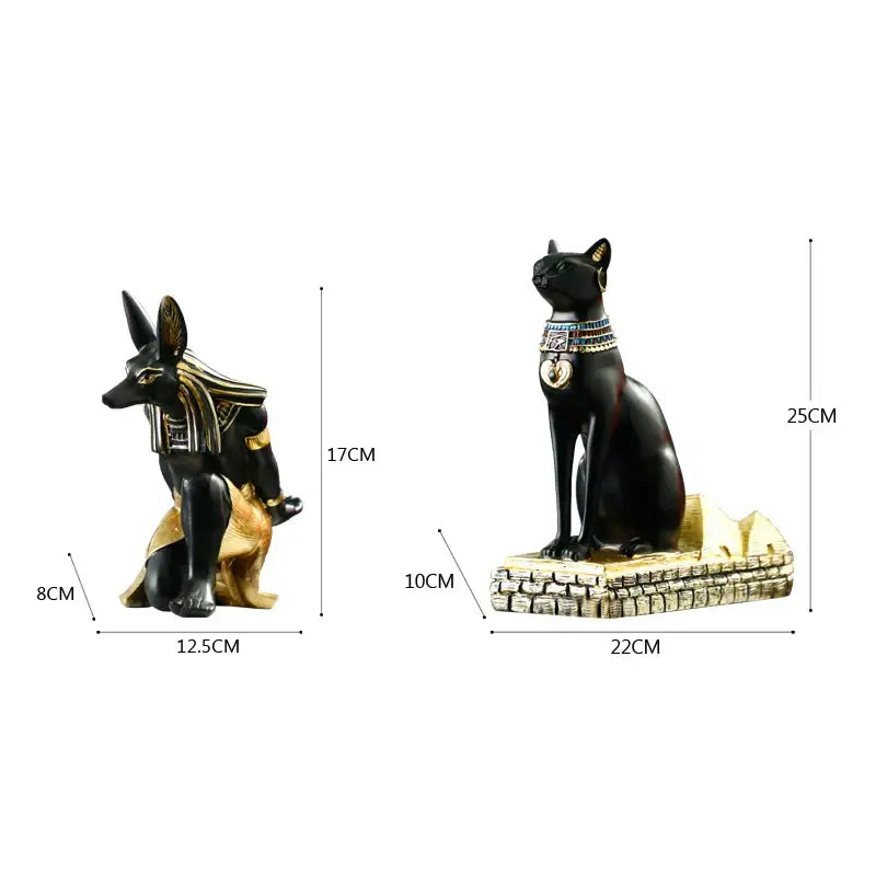 Black Gold Cat Wine Rack