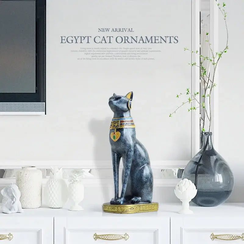 Resin Cat Figurine Set