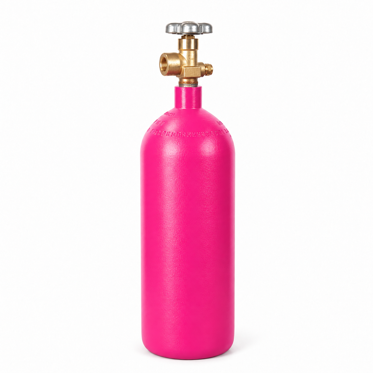 Pink Small Argon Tank Pre-Filled for Permanent Jewelry Welders 20scf