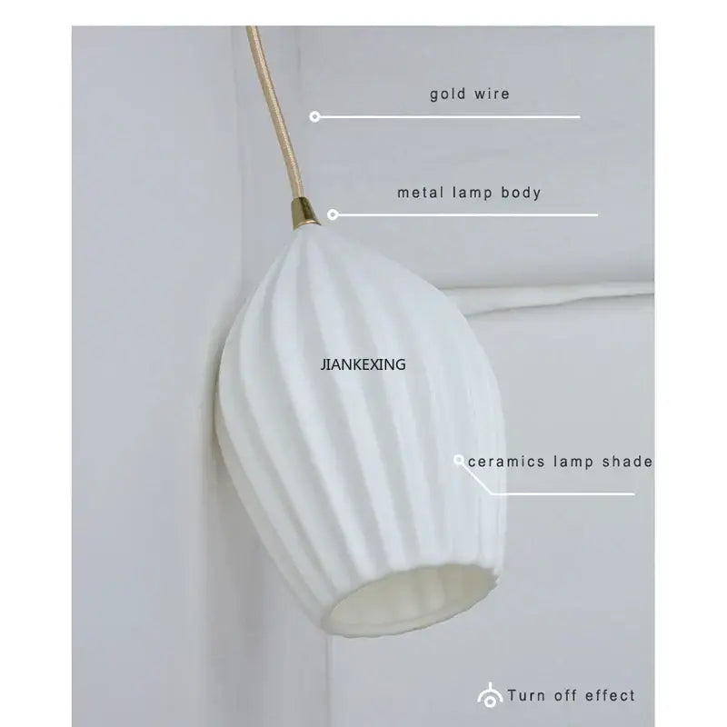 White Ceramic Pendant Lights