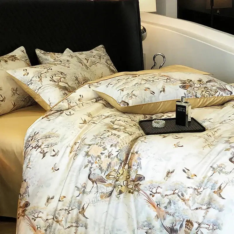 Bird Floral Cotton Bedding