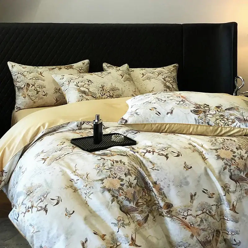 Bird Floral Cotton Bedding