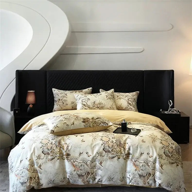 Bird Floral Cotton Bedding