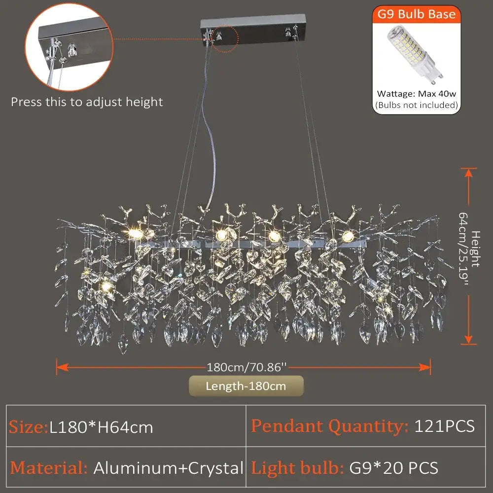 Branch Crystal Pendant Light