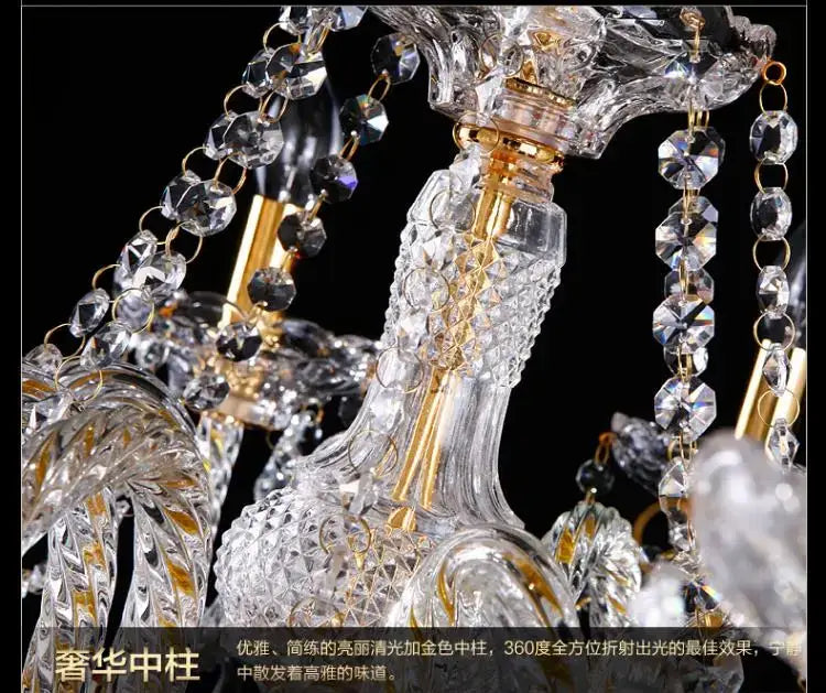 Chrome Crystal Floor Lamp