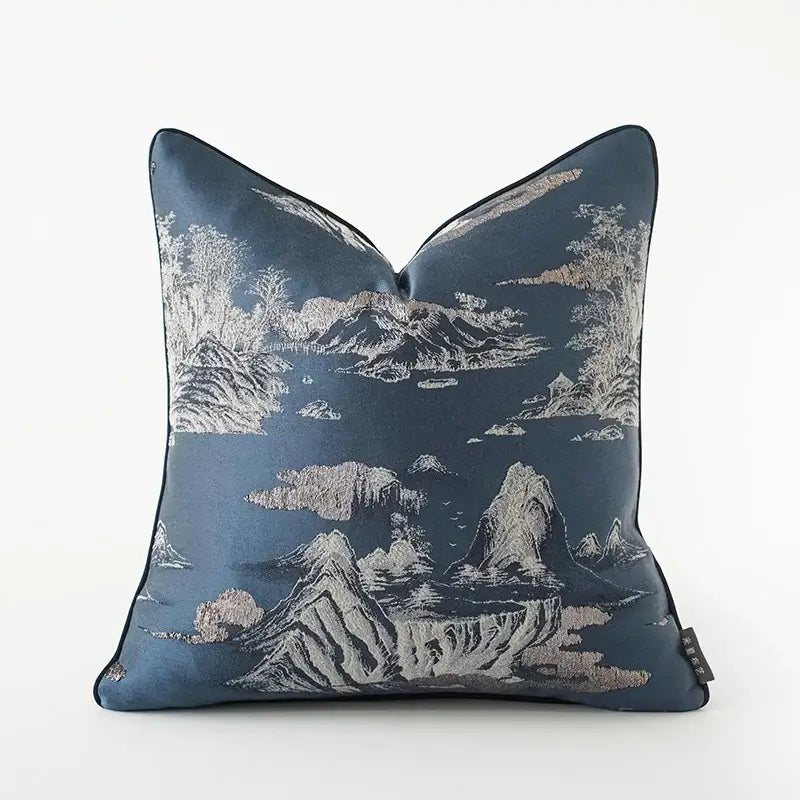Cream Embroidered Cushion 50cm Cover