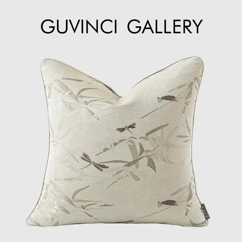 Cream Embroidered Cushion 50cm Cover