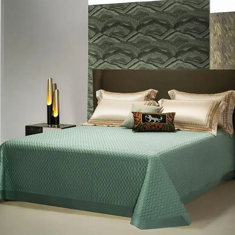 Teal Egyptian Cotton Bedding Set