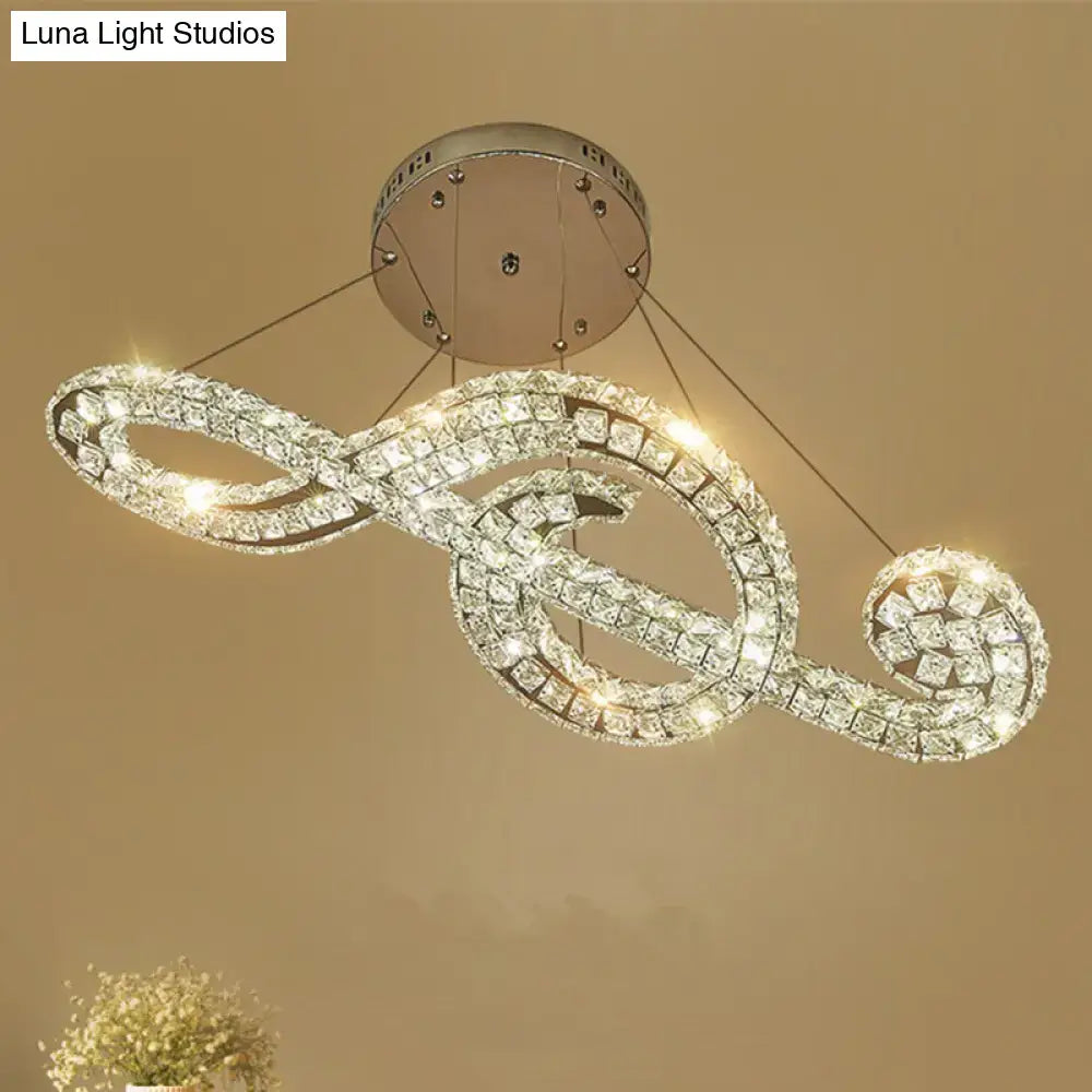 Crystal Note Pendant Light