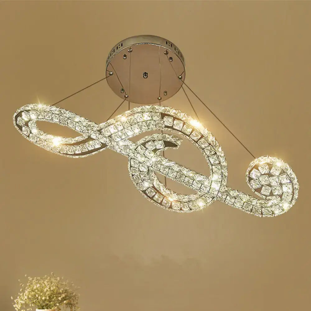 Crystal Note Pendant Light