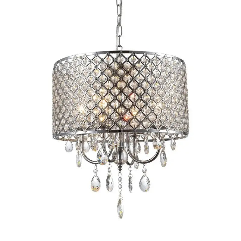 Metal Crystal Ceiling Chandelier