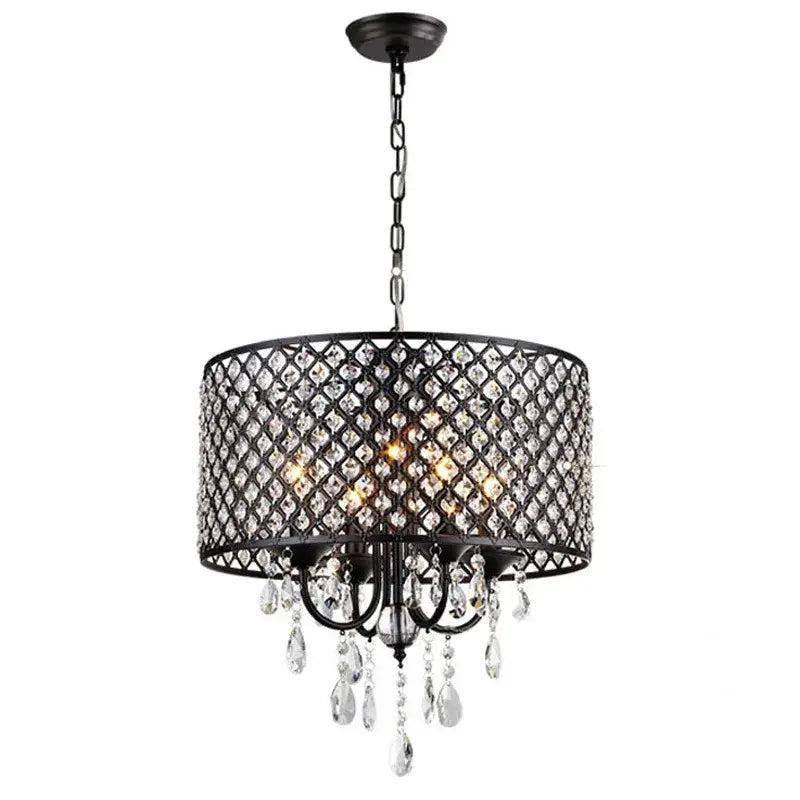 Metal Crystal Ceiling Chandelier